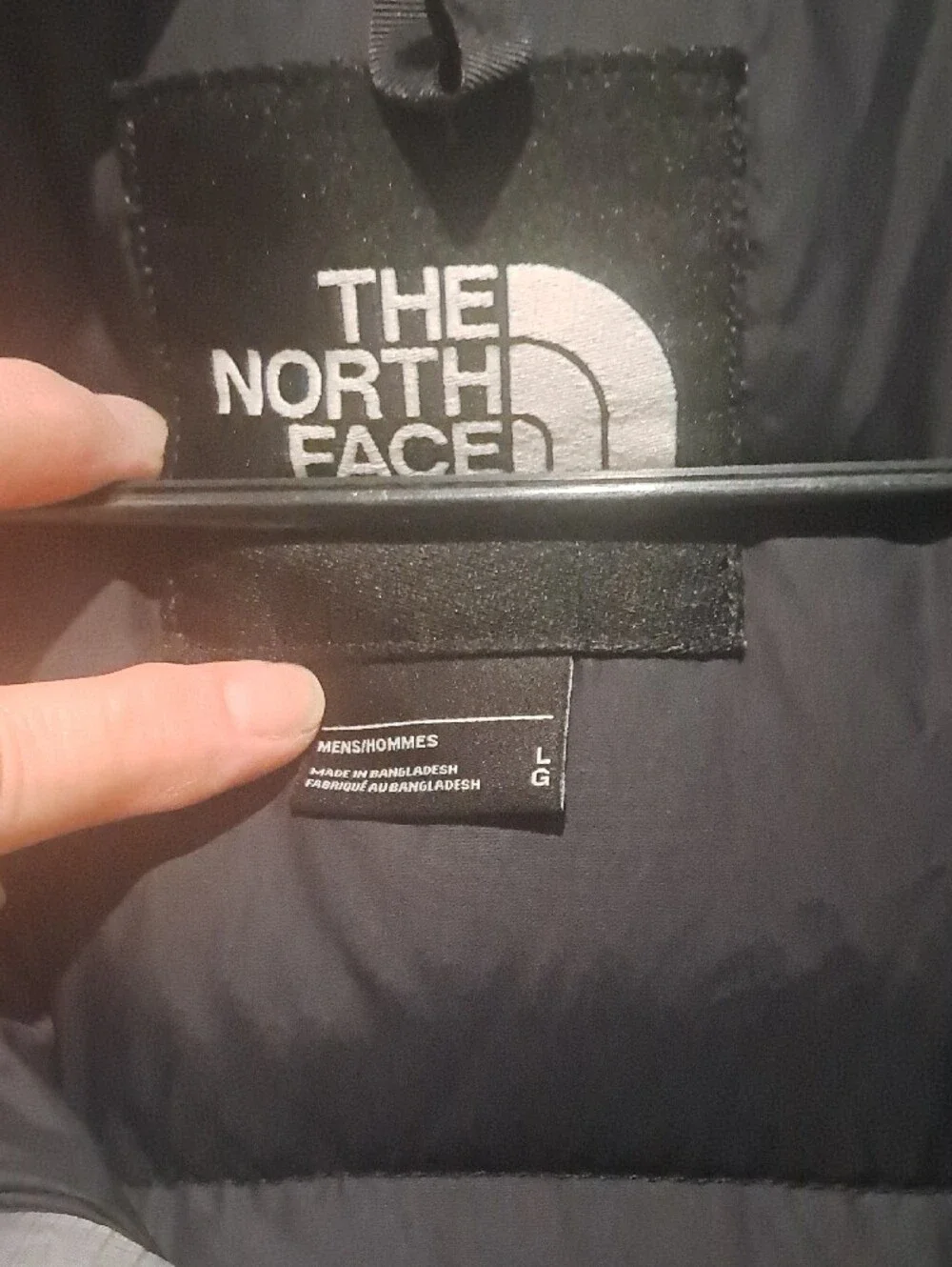 The North Face sleeveless puffer